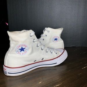 Women’s White Hightop Converse